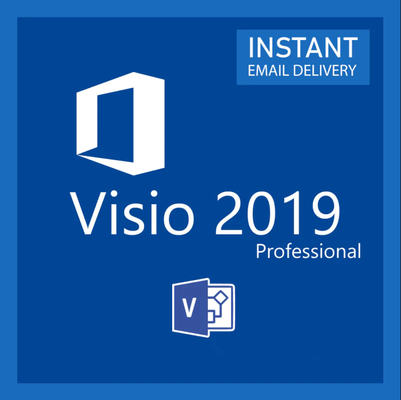 Visio 2019 Professional 5 User Full Retail Version Lifetime Valid Online Code