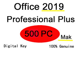 Mak Licensing Office 2019 License Key Professional Plus 500 User
