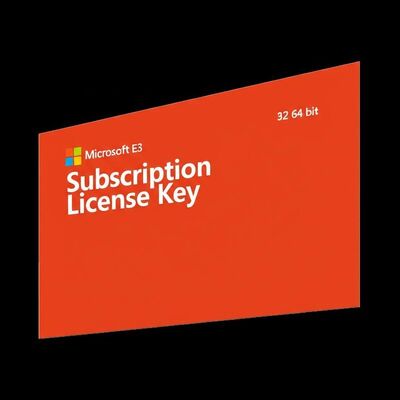 Compatibility 32 64 bit Microsoft E3 Subscription License Key Business Cloud Platform for Enhanced Productivity and Security