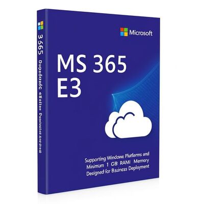 Digital Download MS 365 E3 Supporting Windows Platforms and Minimum 1 GB RAM Memory Designed for Business Software Deployment