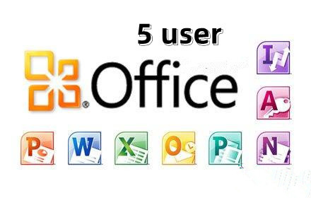 5 User Office 2013 License Key One Time Payment Professional Home And Student Product