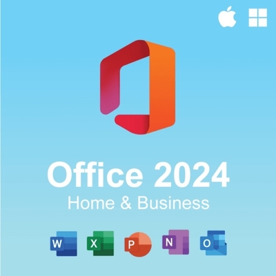 Office 2024 Home and Business für Windows oder MAC E-Mail Bind Lizenz