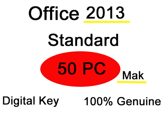 50 Lizenz-Schlüssel-sofortige Lieferung PC Büro-2013, Lebenszeit- Access-Produkt-Schlüssel 2013