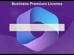 MS 365 Business Premium + 15 Benutzer für PC / Mac / IOS / Android Jahresabonnement